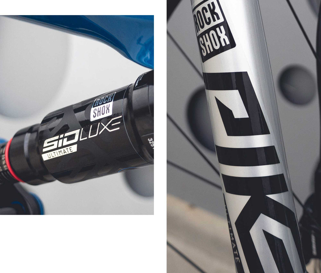 rockshox Pike fork and SID rear shock