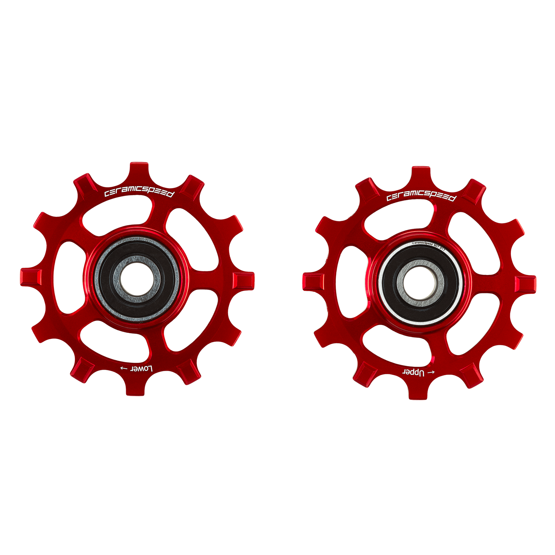 CeramicSpeed Pulley Wheels - SRAM AXS - 12s - RED